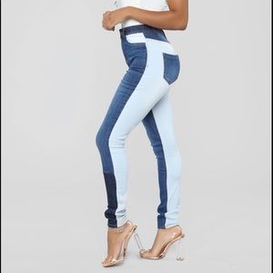 Fashion Nova Two Faced Babe High Rise Jeans